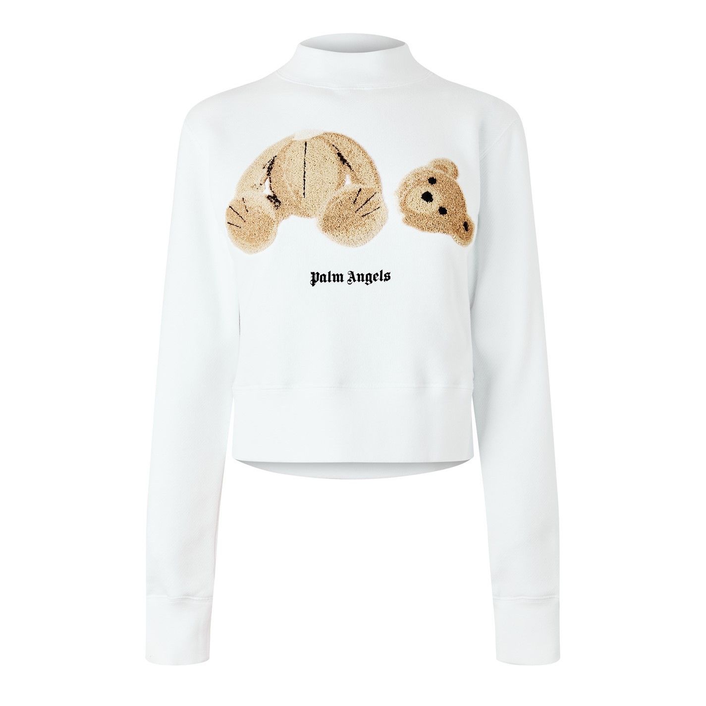 Palm Angels o1g2r1mq0325 Crew-Neck Sweater in White Size XXS / US 00 / IT 34 - 1 Thumbnail