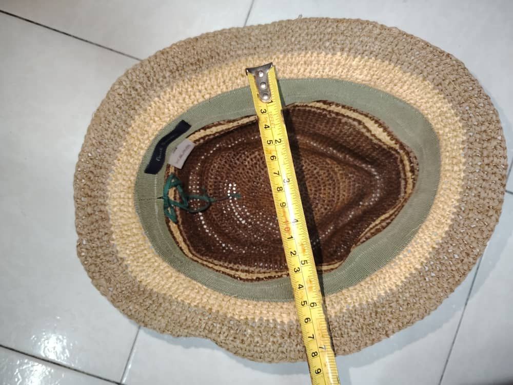 Paul Smith Paul Smith Straw Hat, Natural Grass, Good Condition Size 28 - 9 Thumbnail