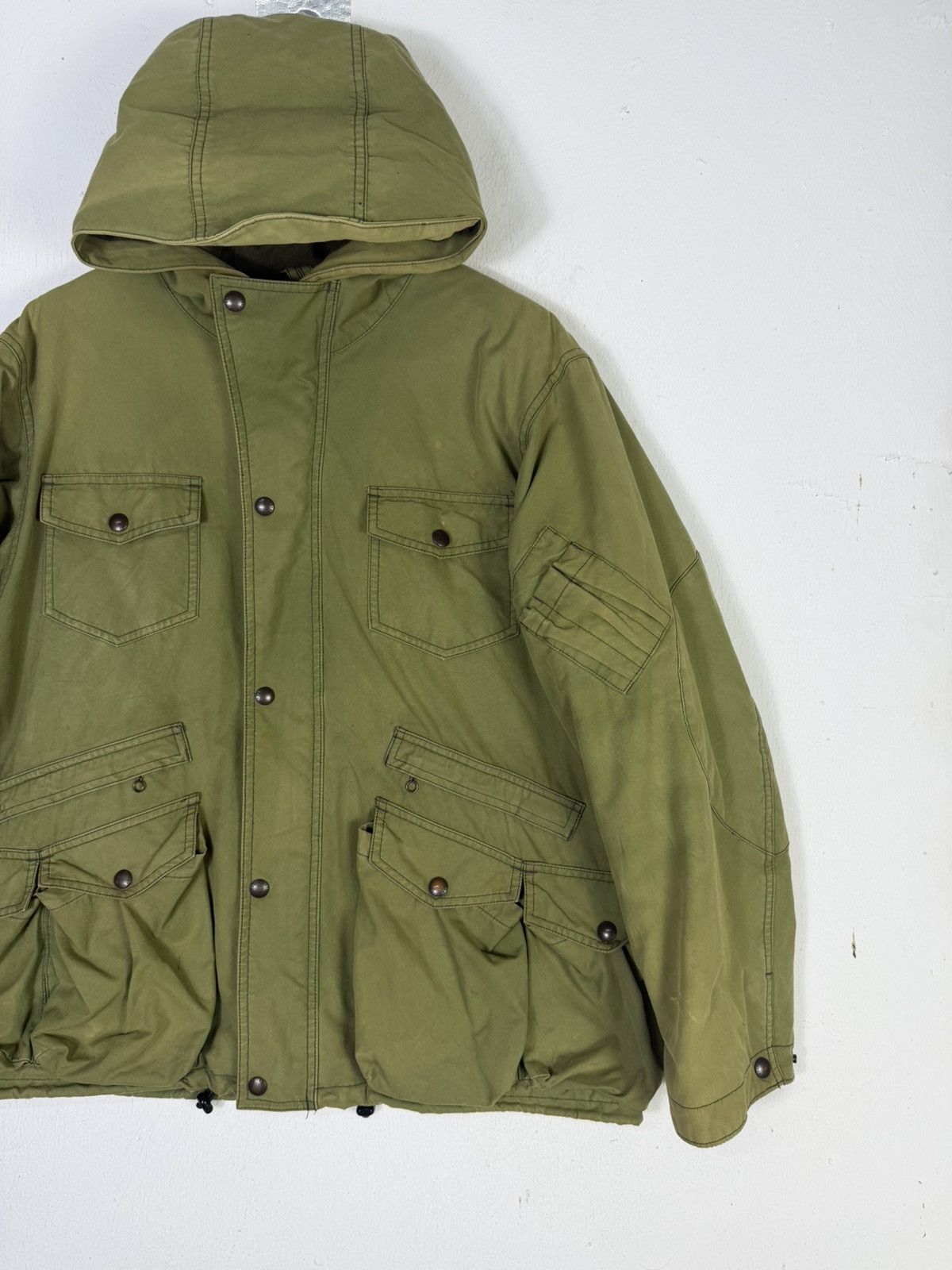 Polo Ralph Lauren Vintage Polo Ralph Lauren Waxed Cotton Fishing Jacket Size US L / EU 52-54 / 3 - 6 Thumbnail