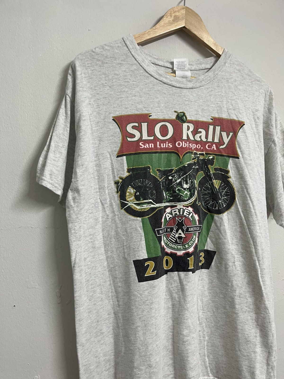 Harley Davidson 💥Offer💥Vintage Slo Rally San Luis Old Motorcycles Size US L / EU 52-54 / 3 - 2 Thumbnail