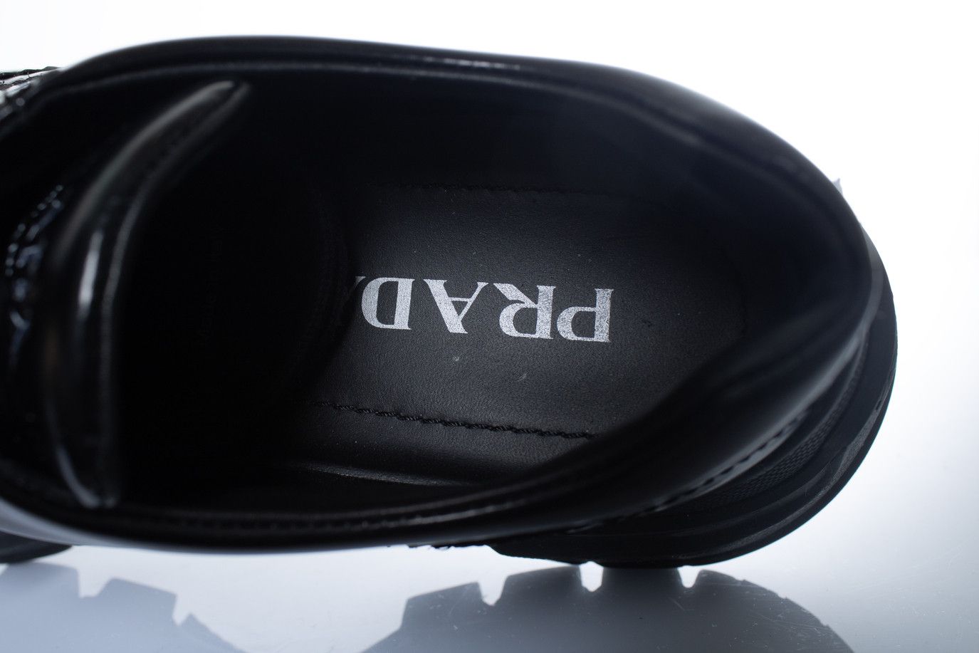 Prada Prada, chunky broque trainers in black Size US 10.5 / IT 40.5 - 9 Thumbnail