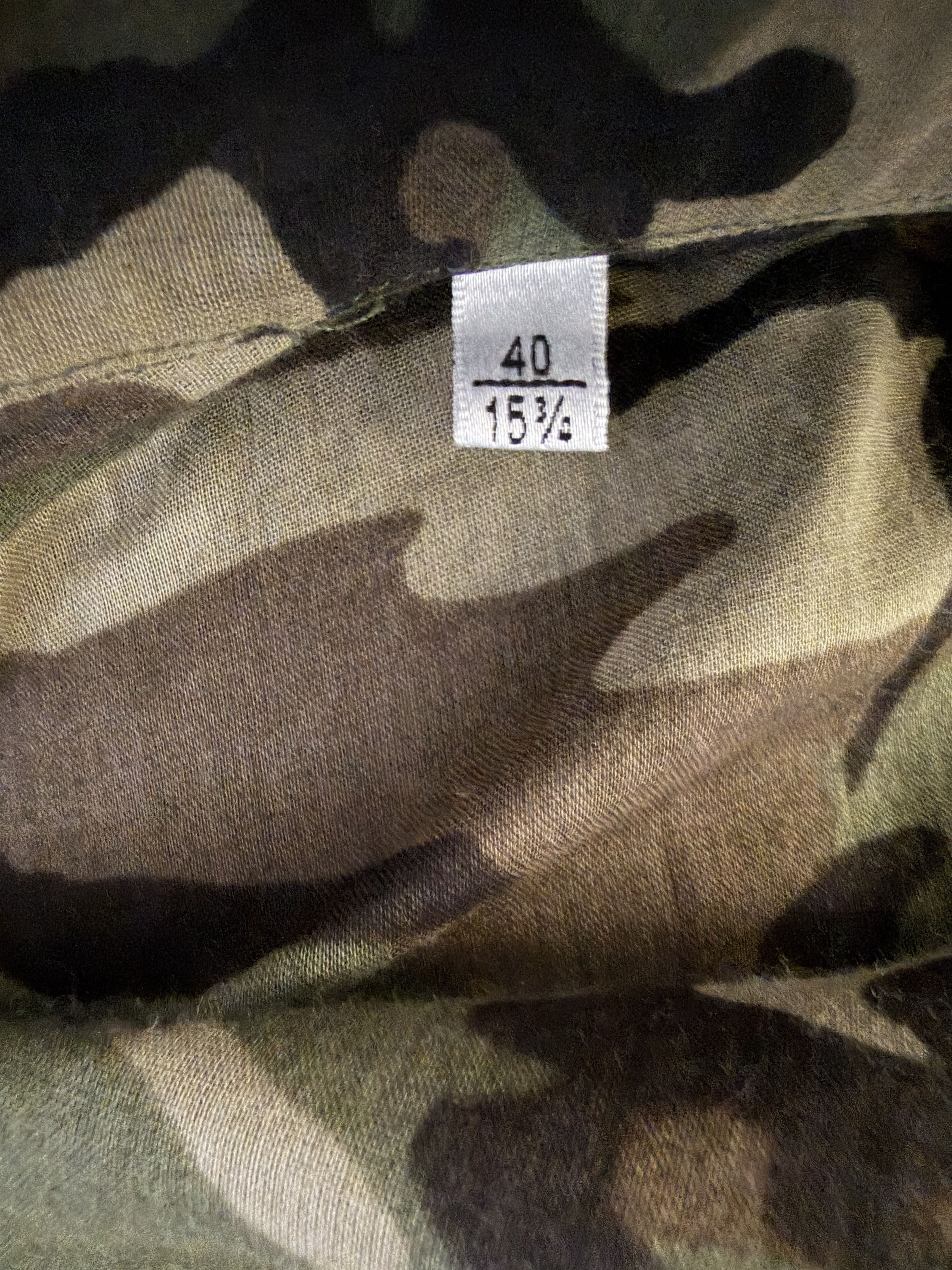 Saint Laurent Paris Hedi Slimane Camouflage Military Shirt Size US M / EU 48-50 / 2 - 12 Thumbnail