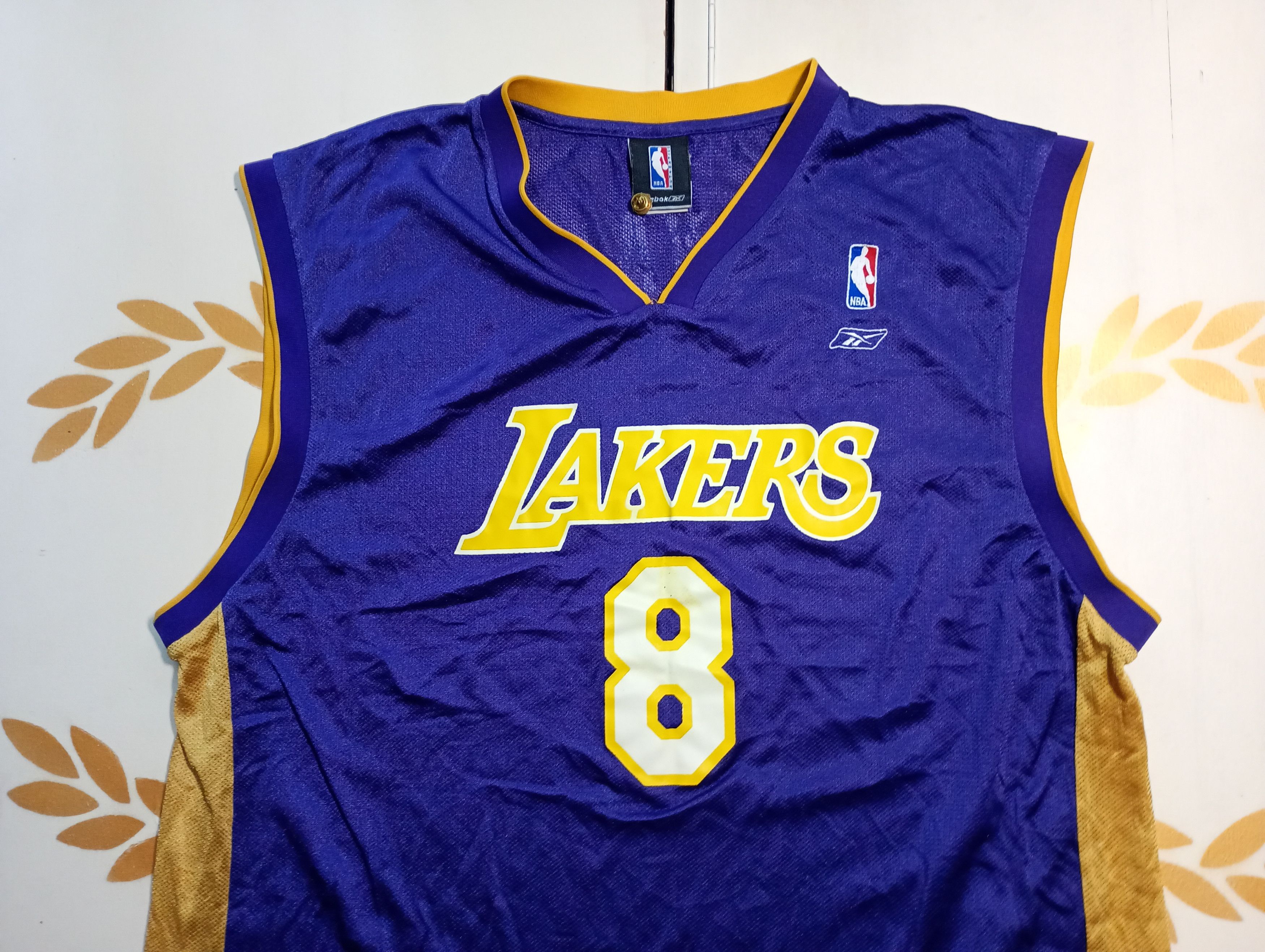 NBA × Reebok Reebok LA Lakers Jersey 8 Kobe Bryant 2002-2004 Size US XXL / EU 58 / 5 - 4 Thumbnail