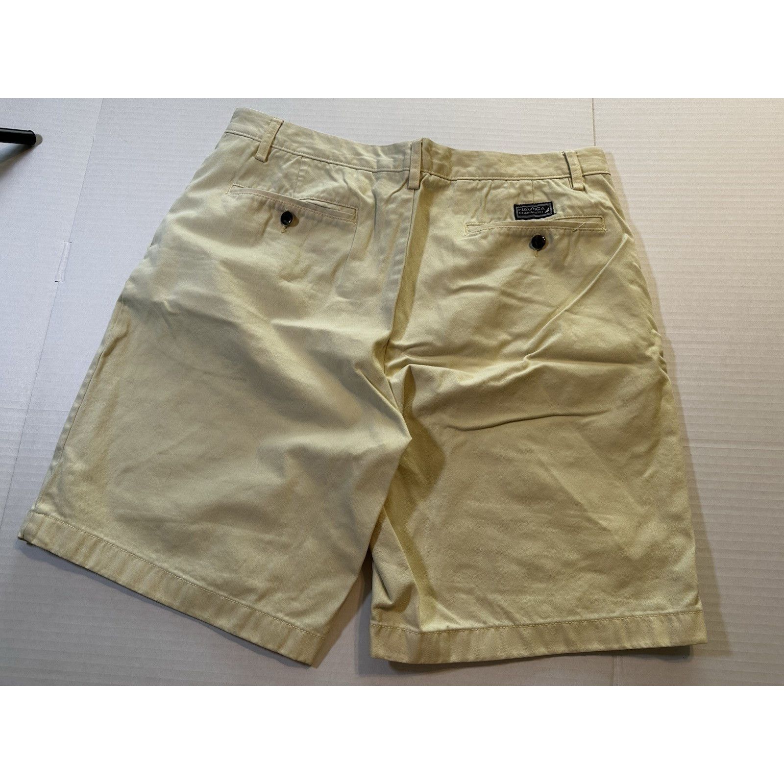 Nautica Nautica Chino Shorts, Lime/Yellow Sz 36w Golf Preppy Bright Size US 36 / EU 52 - 11 Thumbnail