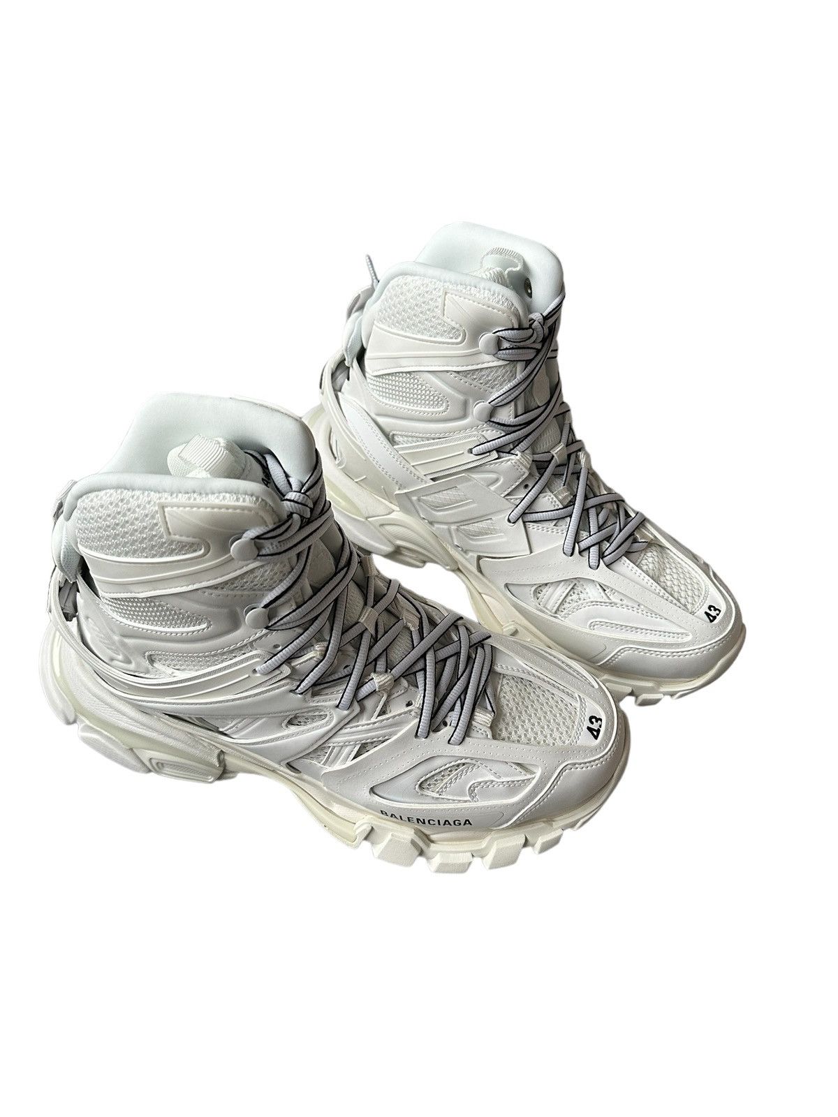 image of Balenciaga Track Hike White Shoes, Men's (Size 10)