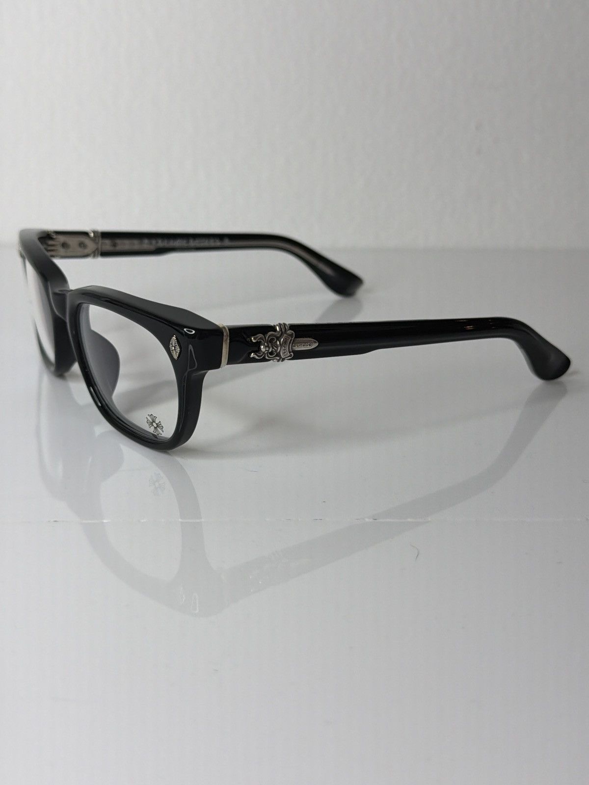 Chrome Hearts Chrome Hearts Dooable Black Silver 52-20-148 New Size ONE SIZE - 3 Thumbnail