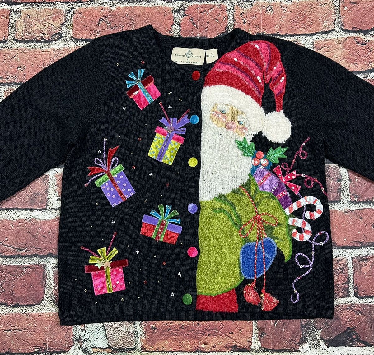 Other Design Options Philip & Jane Gordon Cardigan Christmas Santa Size S / US 4 / IT 40 - 3 Thumbnail