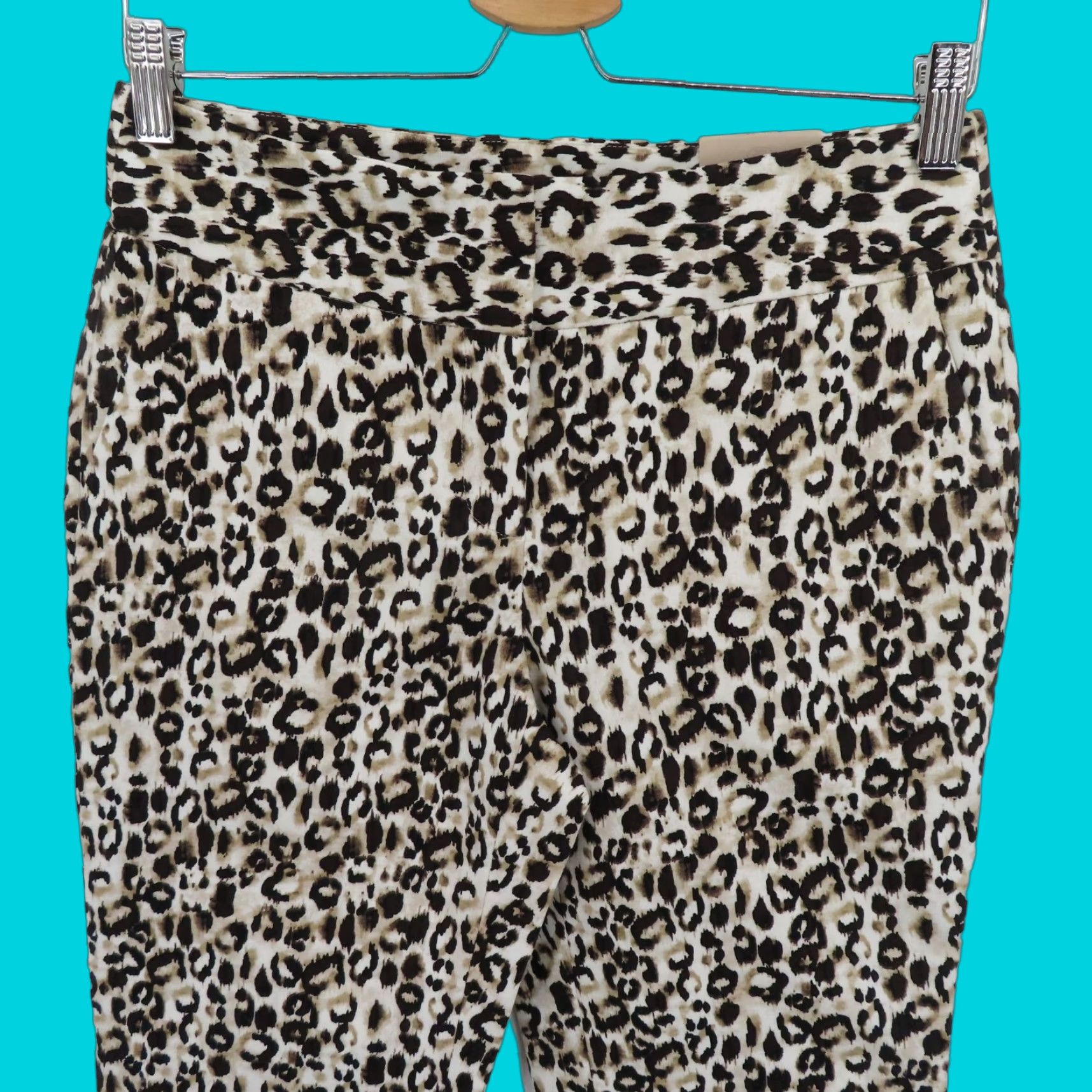 Laura Ashley Laura Ashley Capri Pants 6P Petite Women Leopard Cheetah St Tropez Cropped New Womens Pants Size 28" / US 6 / IT 42 - 1 Thumbnail