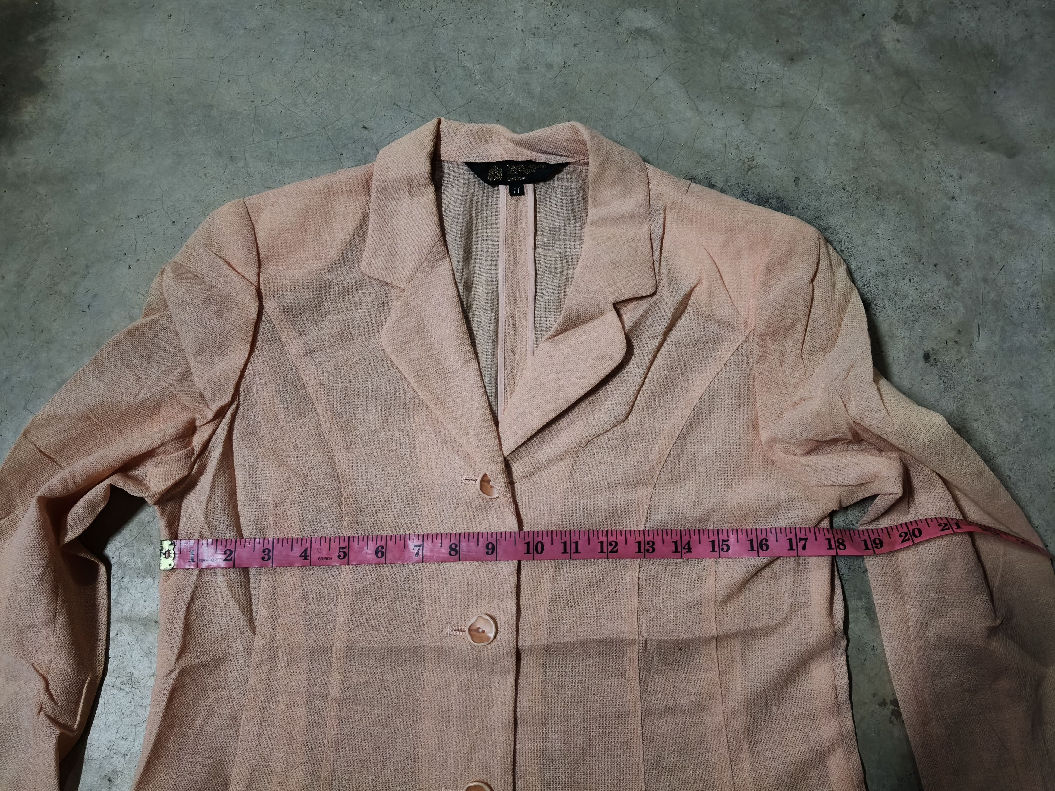 Designer × Hardy Amies × Vintage Hardy Amies See Through Blazer's Size M / US 6-8 / IT 42-44 - 9 Thumbnail