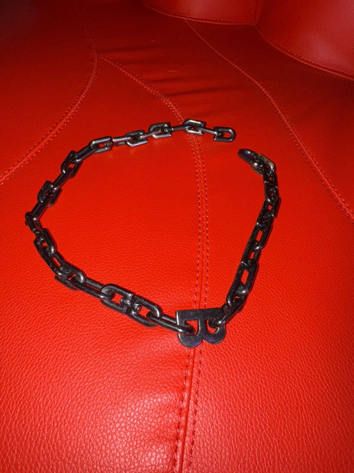Balenciaga Balenciaga Silver Klub Wallet Chain Size ONE SIZE - 2 Thumbnail