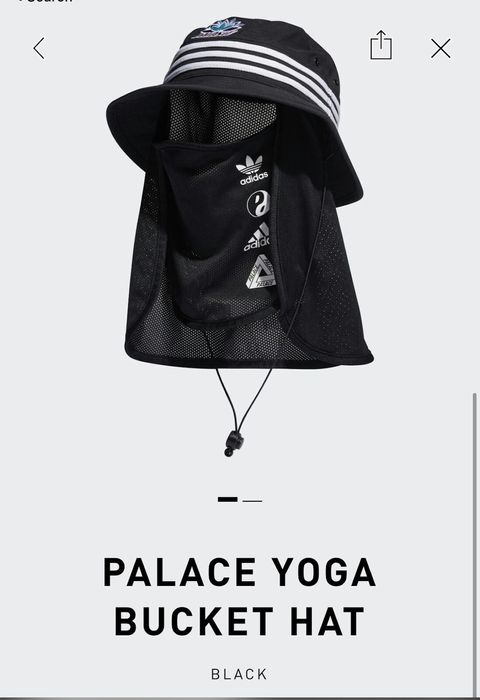 Adidas Adidas x Palace bucket hat black Yoga Ninja hat Palaste