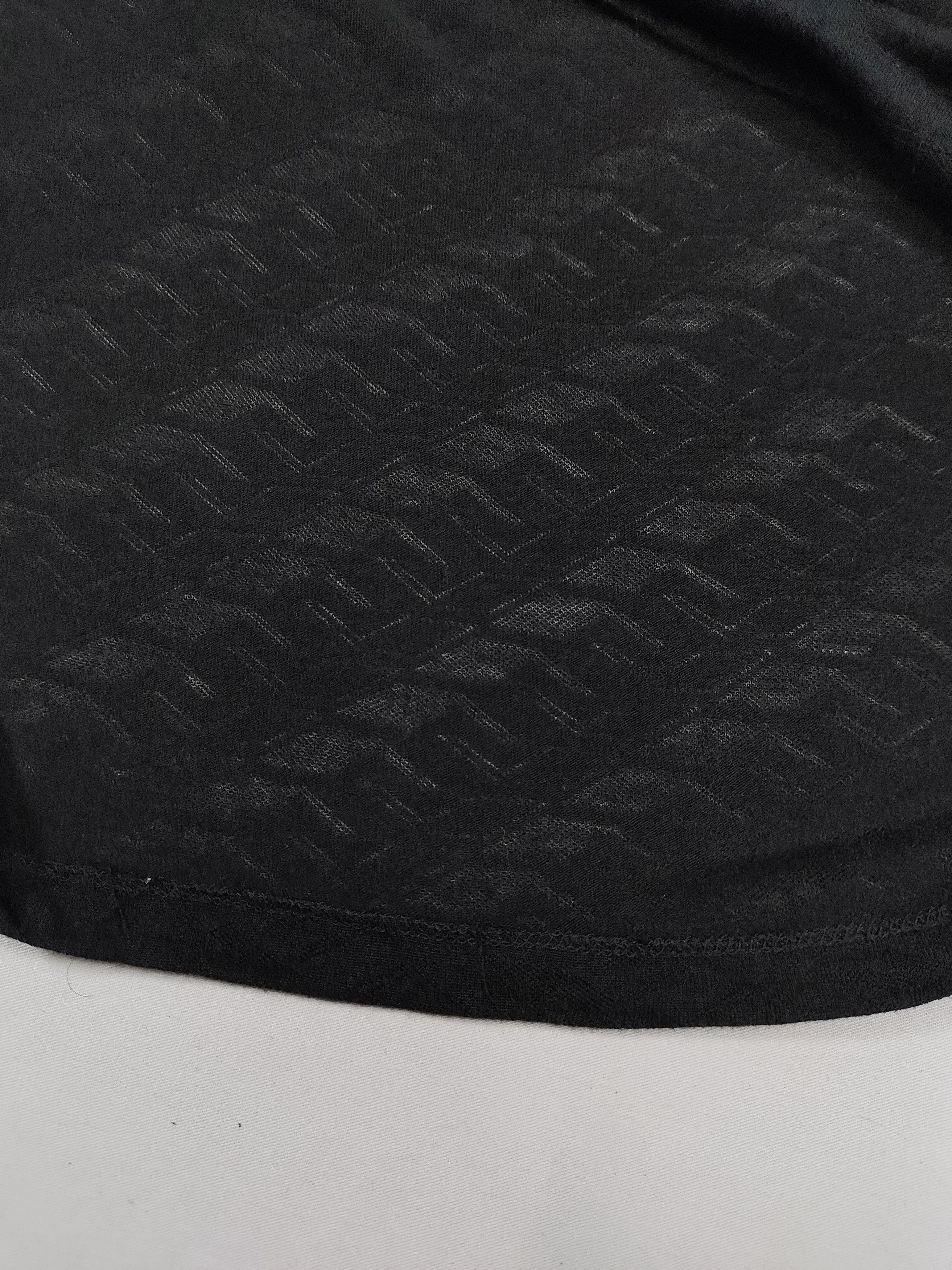 Versace Versace Collection - Minimal Tonal Monogram Jacquard Tee Size US XL / EU 56 / 4 - 4 Thumbnail