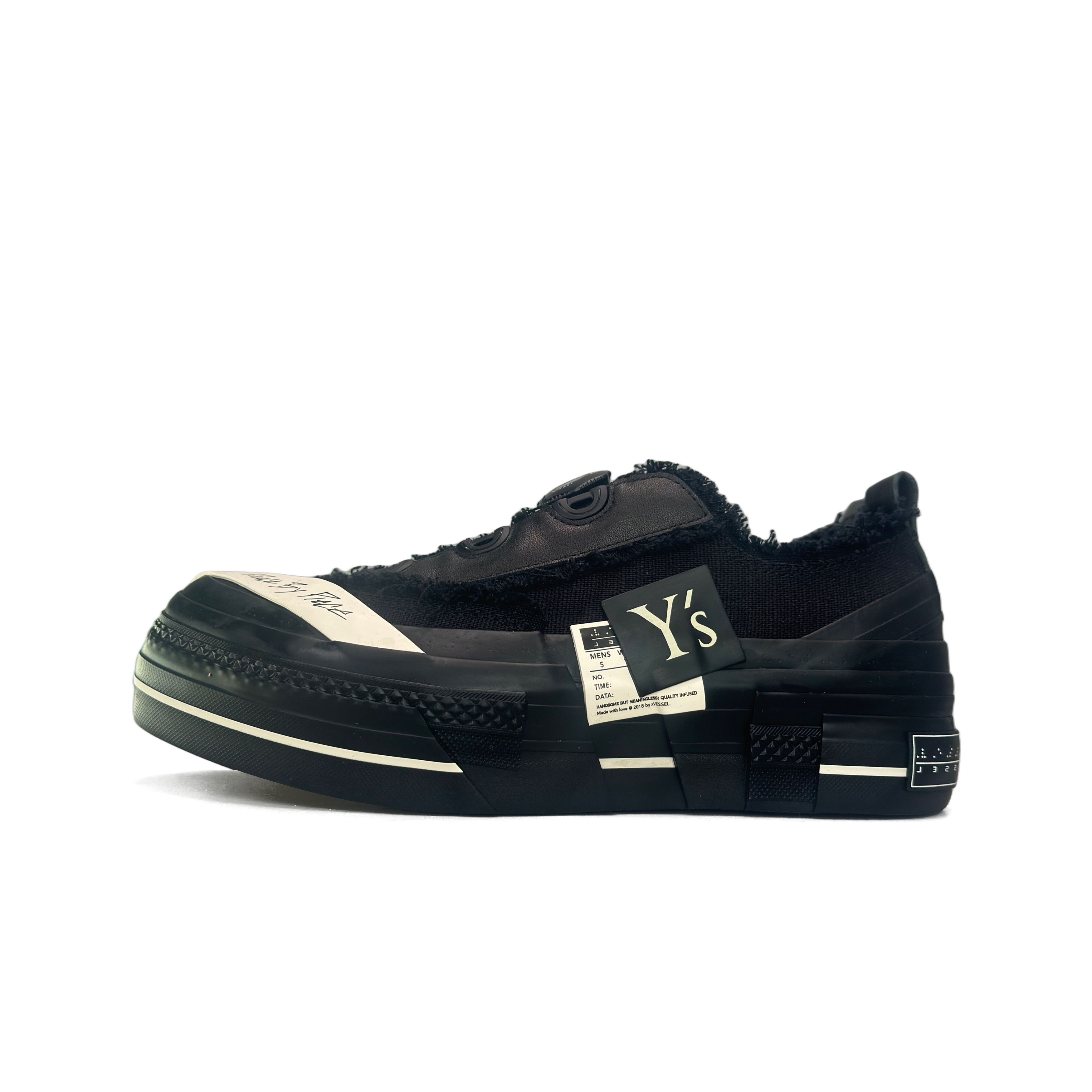 xVESSEL xVESSEL x Y's Deconstructed Low-Top Sneakers US 10 Size US 10 / EU 43 - 1 Thumbnail
