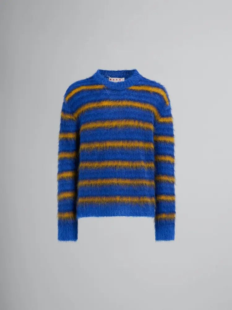 o1w1db11025 Mohair Sweater in Blue