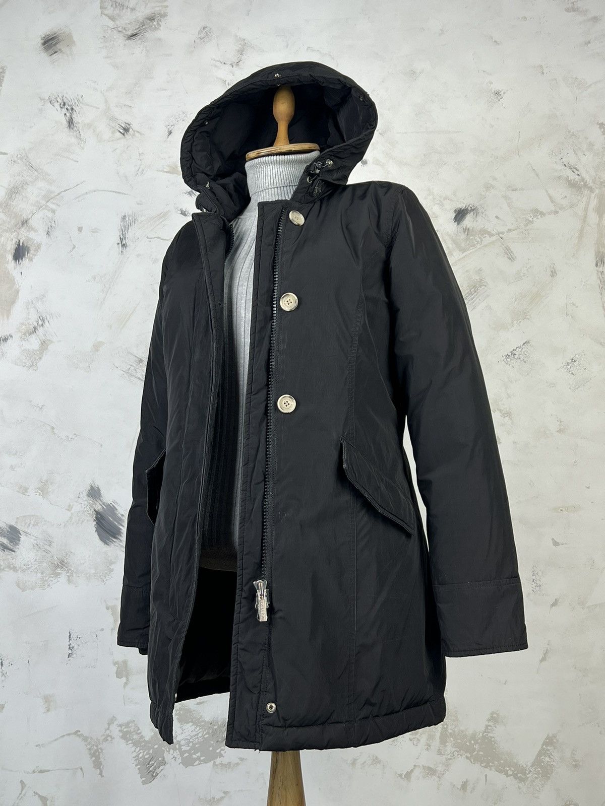 Woolrich Woolen Mills Vintage Woolrich Hooded Parka Jacket Size S - M Size S / US 4 / IT 40 - 2 Thumbnail