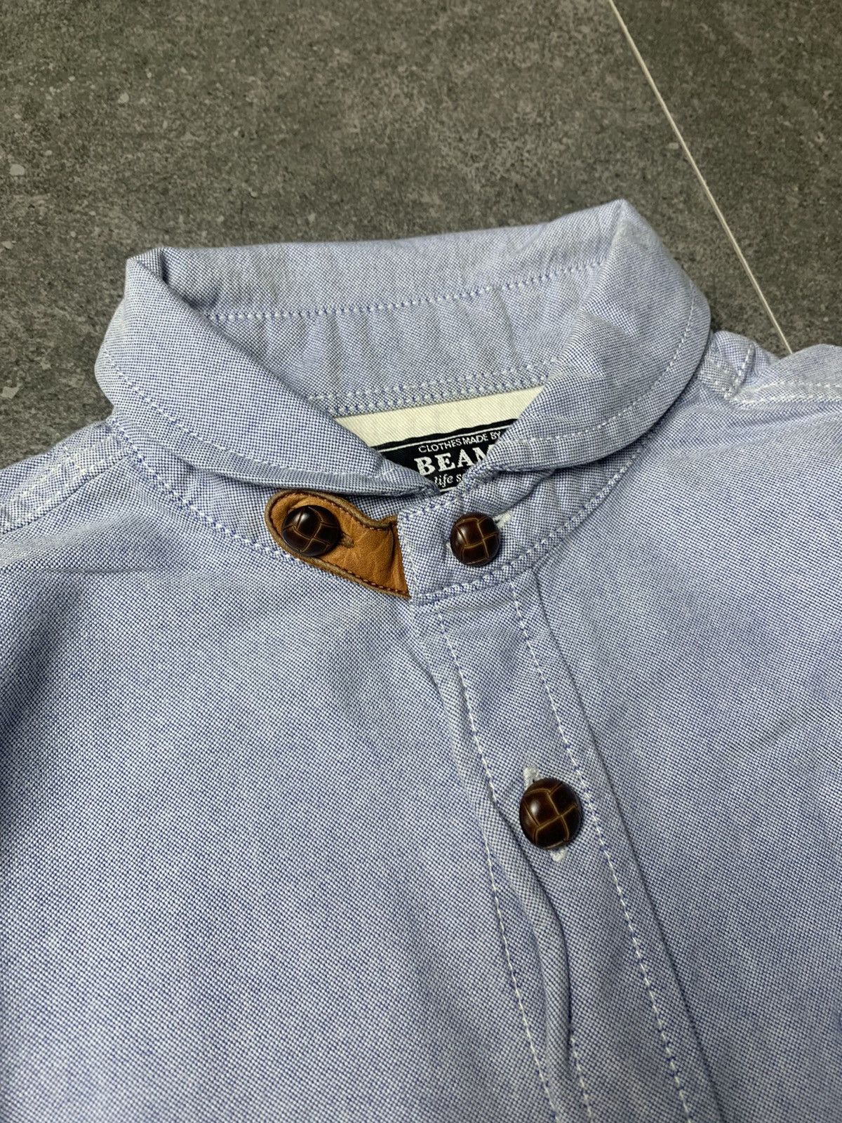 Beams Japan Beams Shawl Collar Shirt Contrast Stitch Size US S / EU 44-46 / 1 - 3 Thumbnail