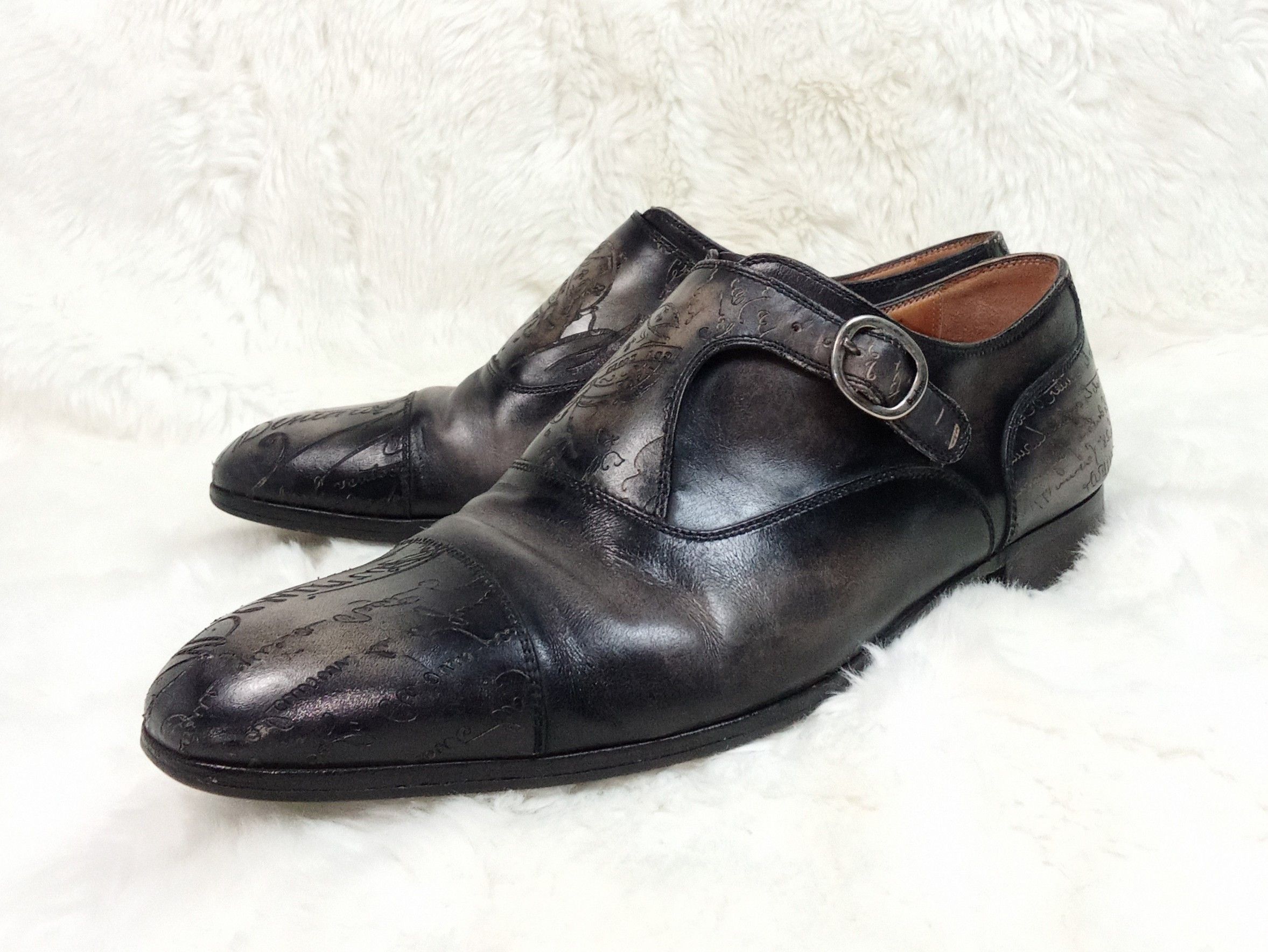 Berluti Berluti - Carlo Scritto - Single Monk - Patina Loafer Size US 9.5 / EU 42-43 - 4 Thumbnail