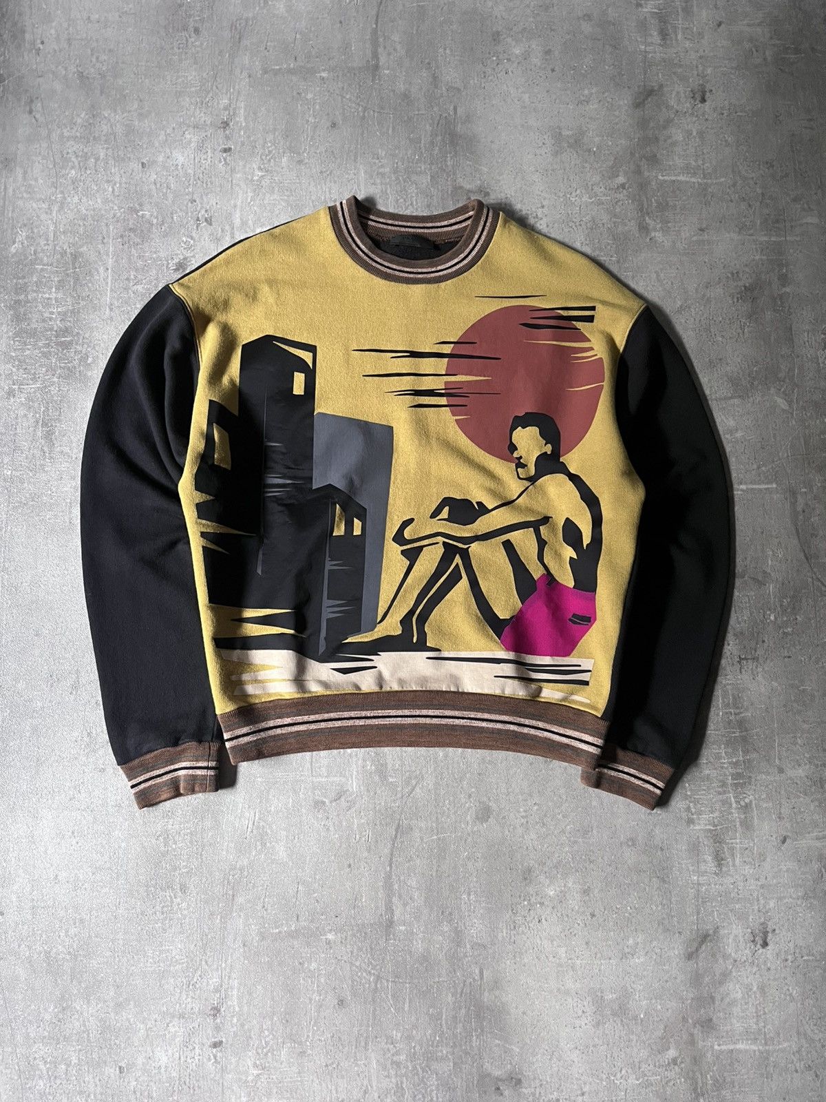 Prada Prada S/S 14 Sunset Hawaii Print rare sweatshirt Size US M / EU 48-50 / 2 - 1 Thumbnail