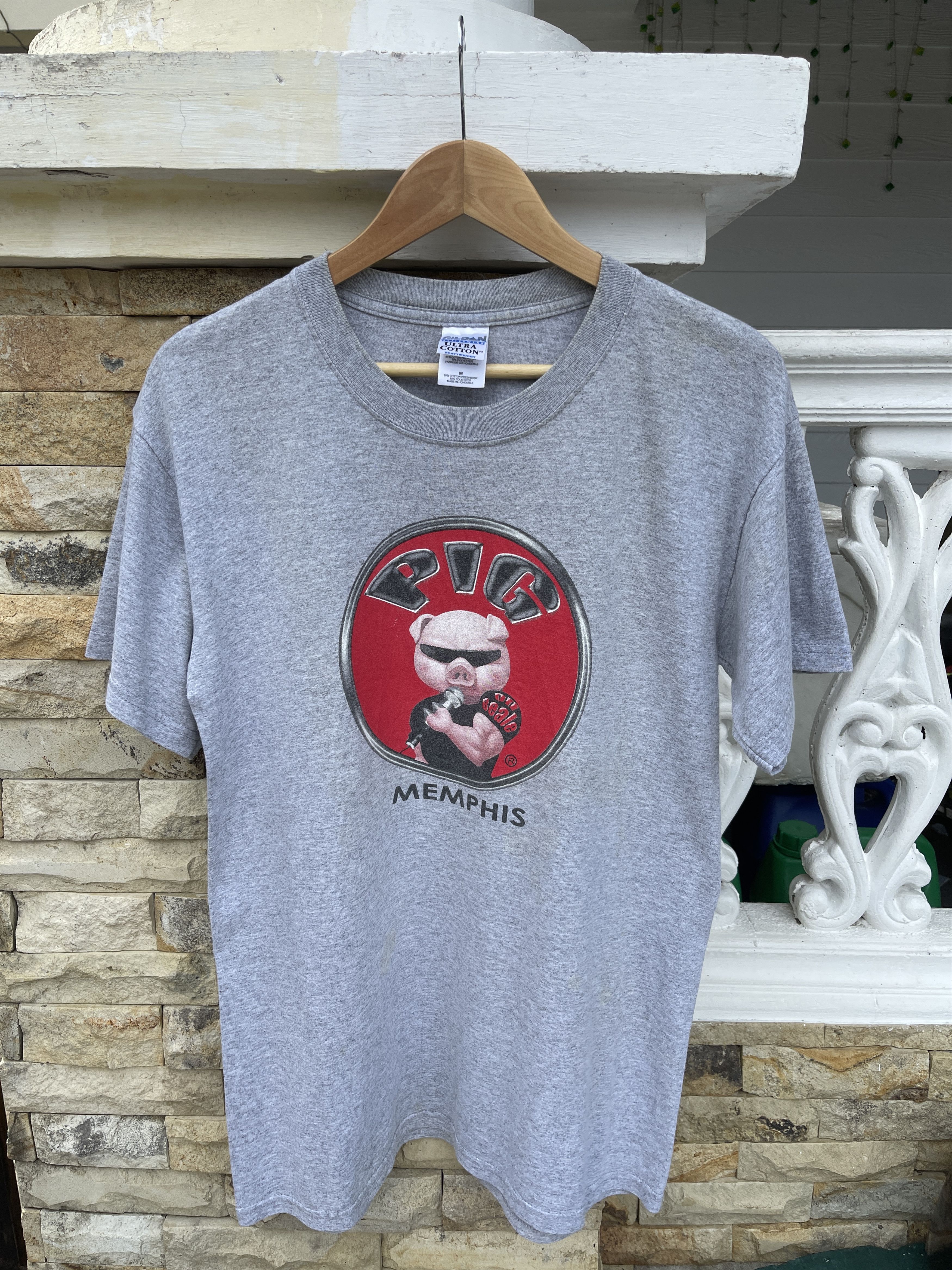 Vintage Last Drop🔥Rare🔥Vtg Humor PIG Pork With An Attitude T-Shirt Size US M / EU 48-50 / 2 - 1 Thumbnail