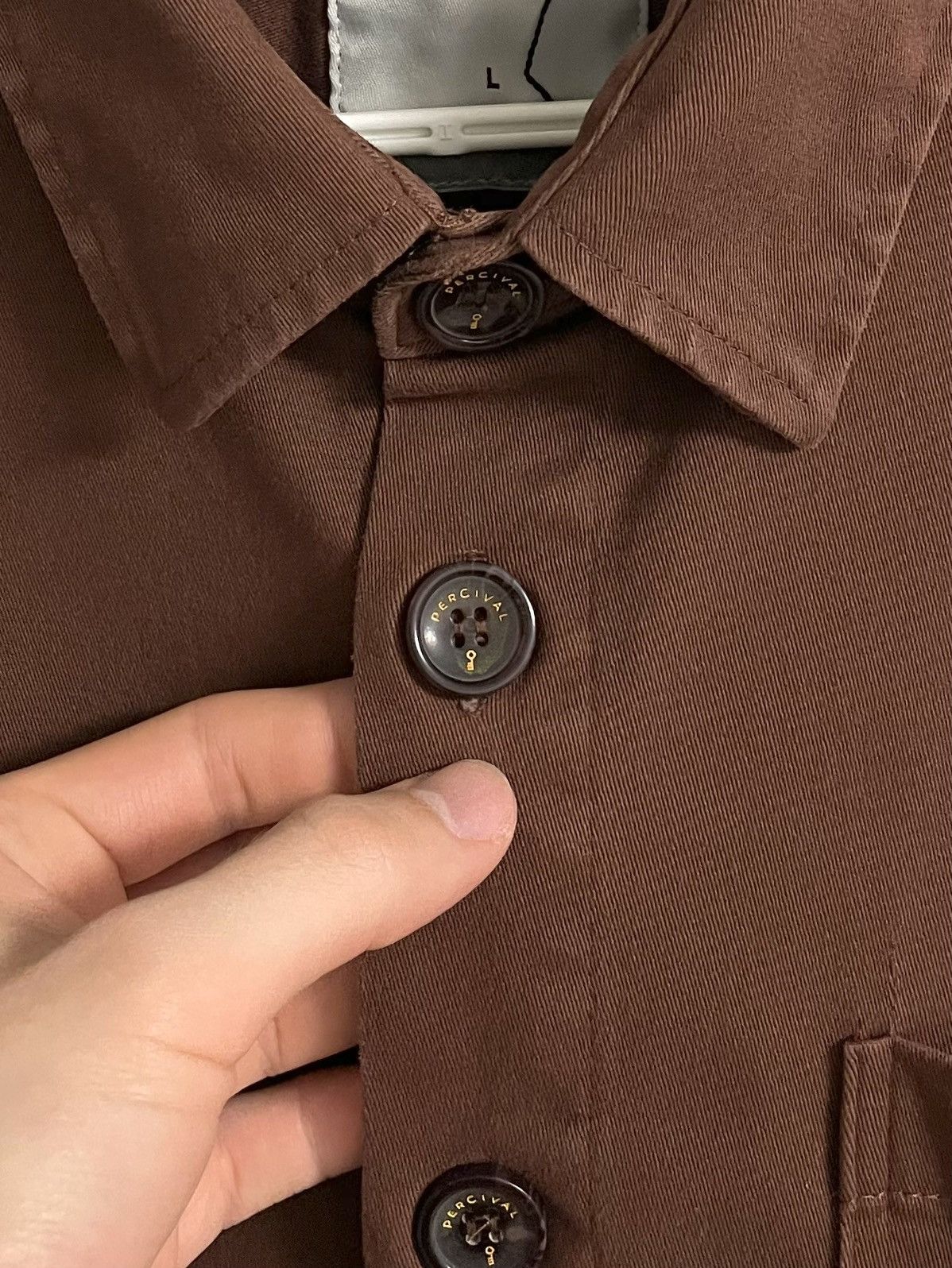 Percival Percival Chore Overshirt Work Utility Jacket Shacket Shirt Size US L / EU 52-54 / 3 - 7 Thumbnail