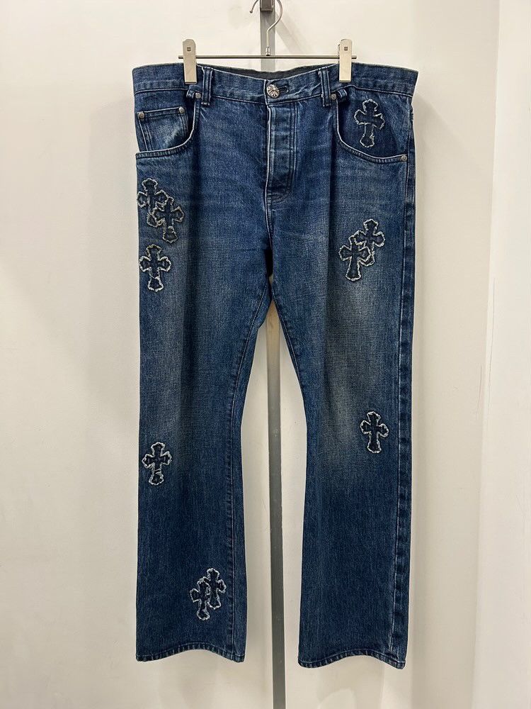 Chrome Hearts Chrome Hearts Denim Cross Patch Jeans