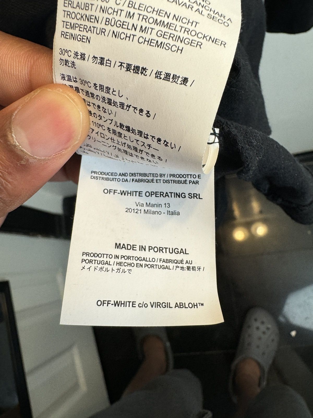 Off-White Black Summer Long Sleeve T-Shirt Size US M / EU 48-50 / 2 - 9 Thumbnail