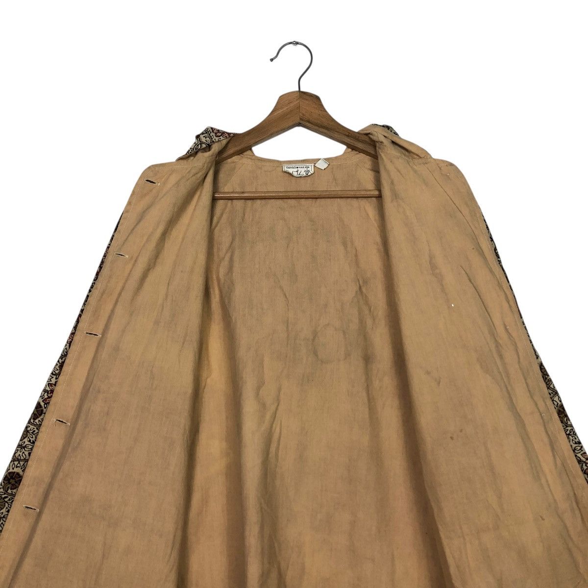 Japanese Brand 🔥VINTAGE LONG JACKET WOOL GANSO NAKAYA NAVAJO ISSEY MIYAKE Size US L / EU 52-54 / 3 - 18 Thumbnail
