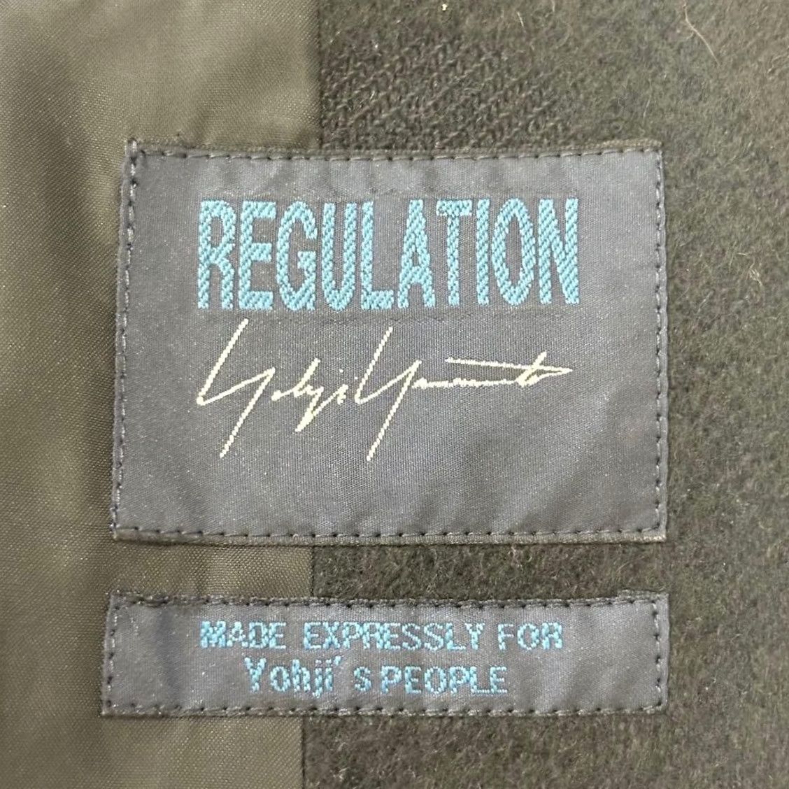 Yohji Yamamoto Yohji Yamamoto X Reguration Tailored Jacket Men Color Black Wool Size S Used Jacket Size US S / EU 44-46 / 1 - 6 Thumbnail