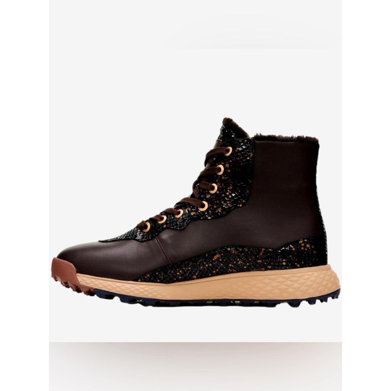 Other DUCA DEL COSMA Sonesta Women's Brown Golf Shoes RETAIL $249 Size US 7.5 / IT 37.5 - 3 Thumbnail