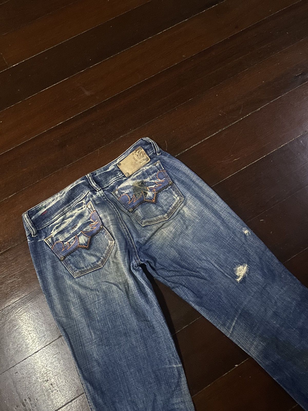 Designer × Diesel Fire 🔥 DIESEL RECKFLY made in italy distressed nice faded Size 30" / US 8 / IT 44 - 14 Thumbnail