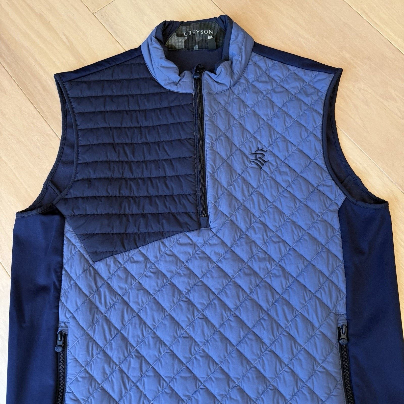 Arc'teryx Greyson Yukon Half Zip Hybrid Vest Large Blue Insulated Size US L / EU 52-54 / 3 - 4 Thumbnail