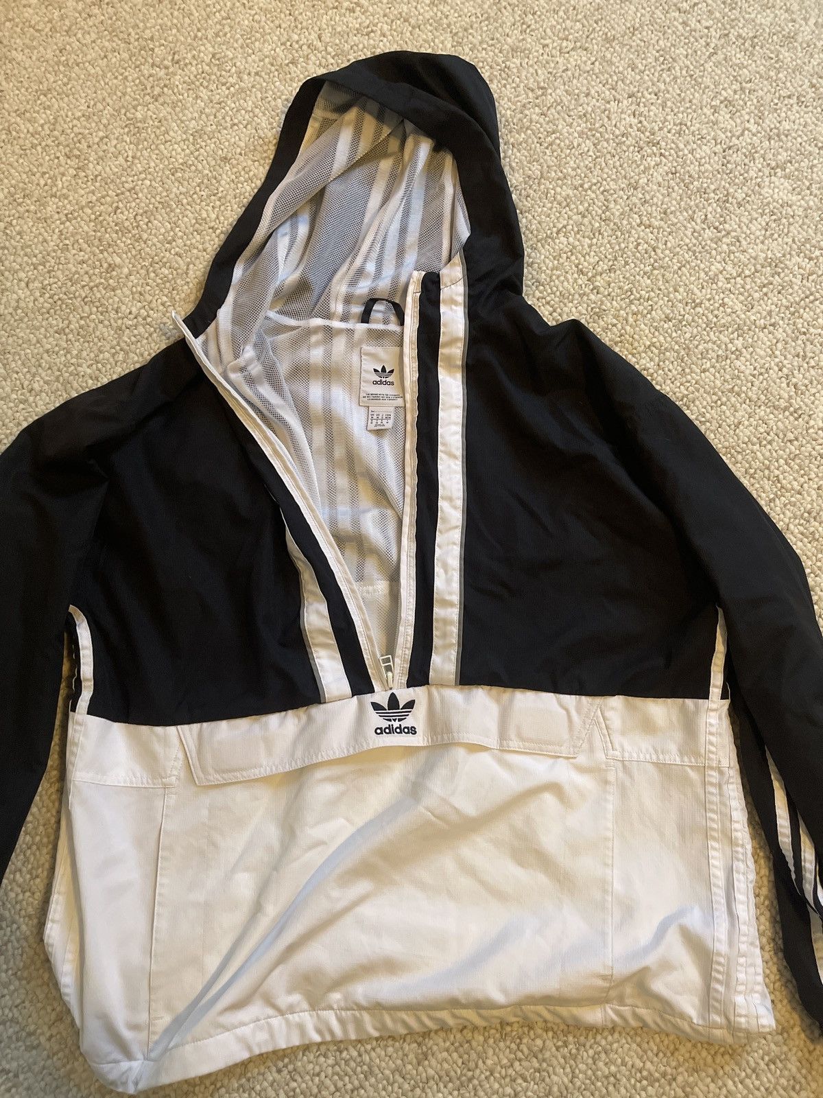 Adidas Adidas half zip anorka windbreaker jacket Size US M / EU 48-50 / 2 - 2 Thumbnail