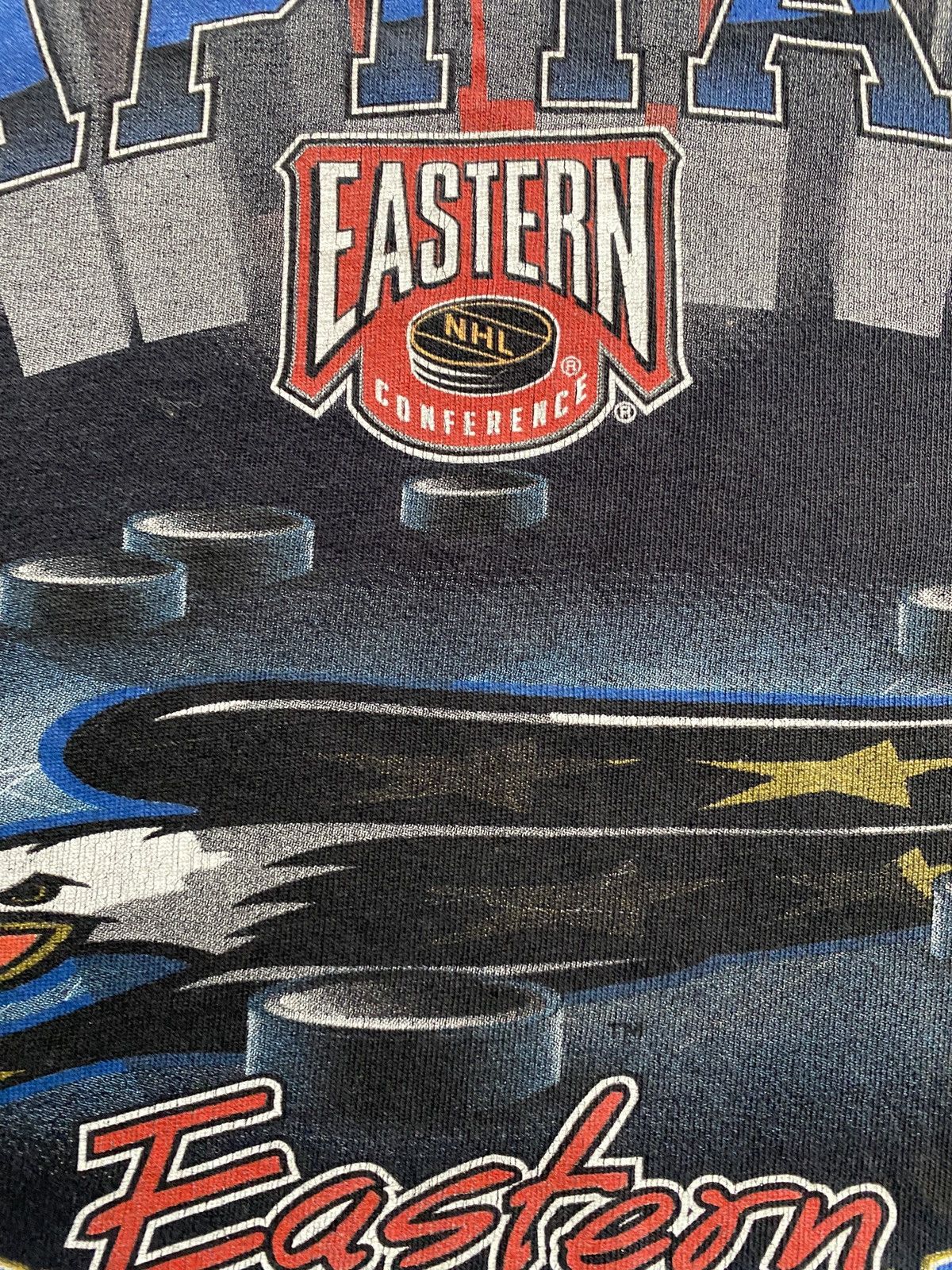 NHL Vintage 1998 Washington Capitals Eastern Champs 3XL Tee Size US XXL / EU 58 / 5 - 7 Thumbnail