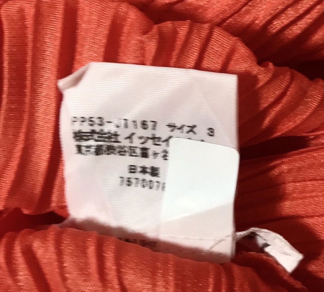 Pleats Please Issey Miyake Vintage Issey miyake pleats please orange long tee Size S / US 4 / IT 40 - 8 Thumbnail