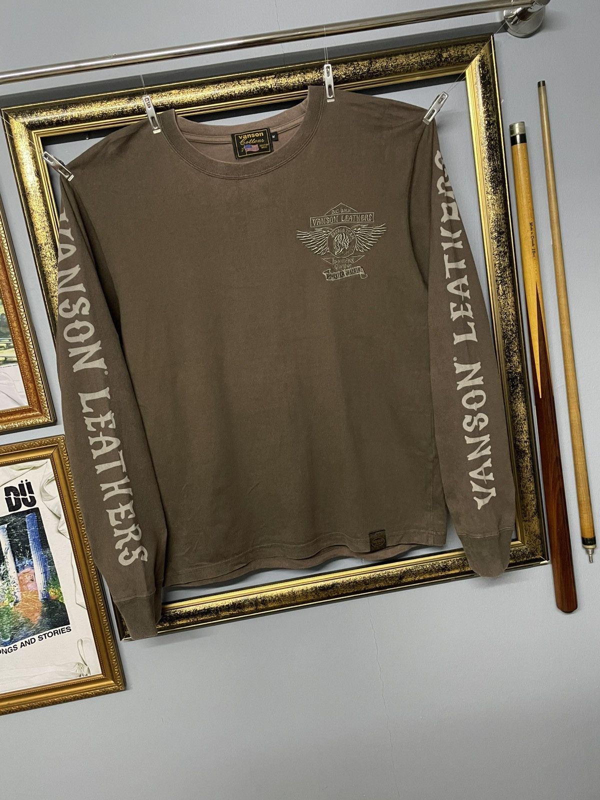Avirex Vintage 90s Designer Avirex Monstes Machine Skull Faded Tee Size US M / EU 48-50 / 2 - 5 Thumbnail