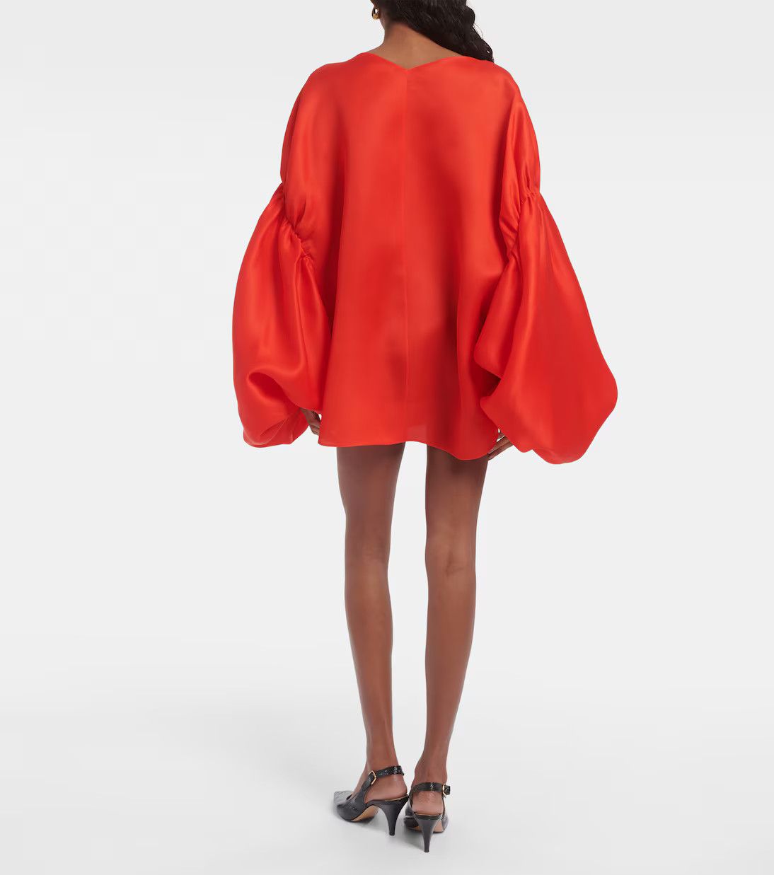 KHAITE o1s22i1n0724 Quico Blouse in Red Size S / US 4 / IT 40 - 3 Thumbnail