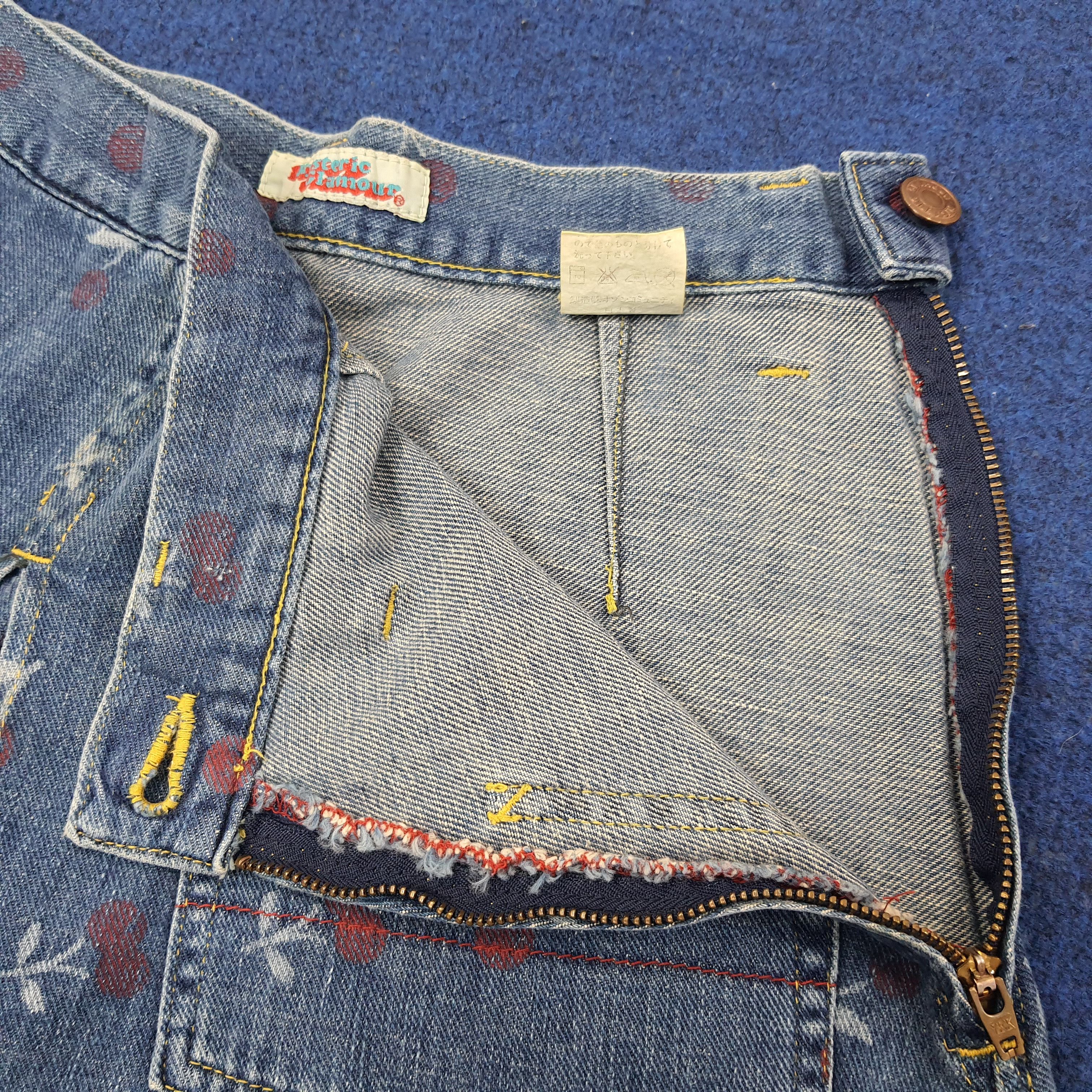 Hysteric Glamour Vintage Hysteric Glamour Custom Logo Skirt C265N12 Size 24" / US 00 / IT 34 - 4 Thumbnail