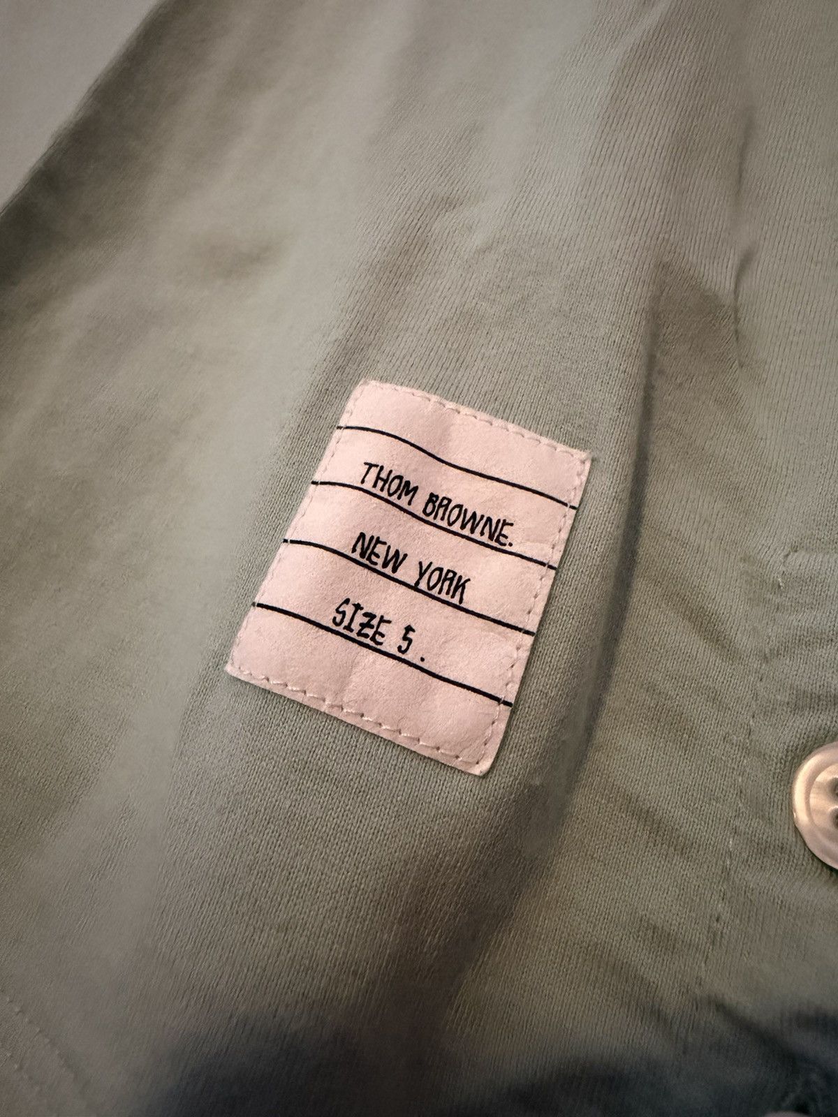 Thom Browne Thom Browne Seafoam Green Pocket Tee Sz. 5 Size US XXL / EU 58 / 5 - 2 Thumbnail
