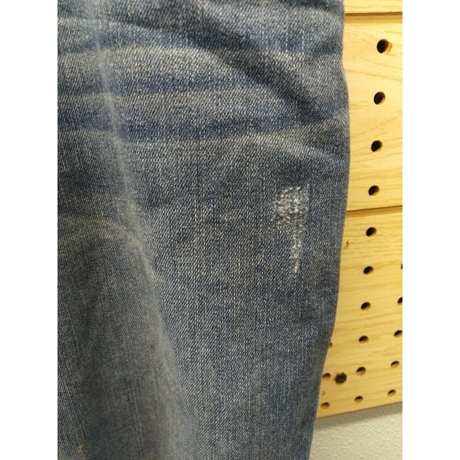 Other Ana jeans 32/14 women cuffed cropped blue dark washDestressd Size 36" / US 14 / IT 50 - 4 Thumbnail