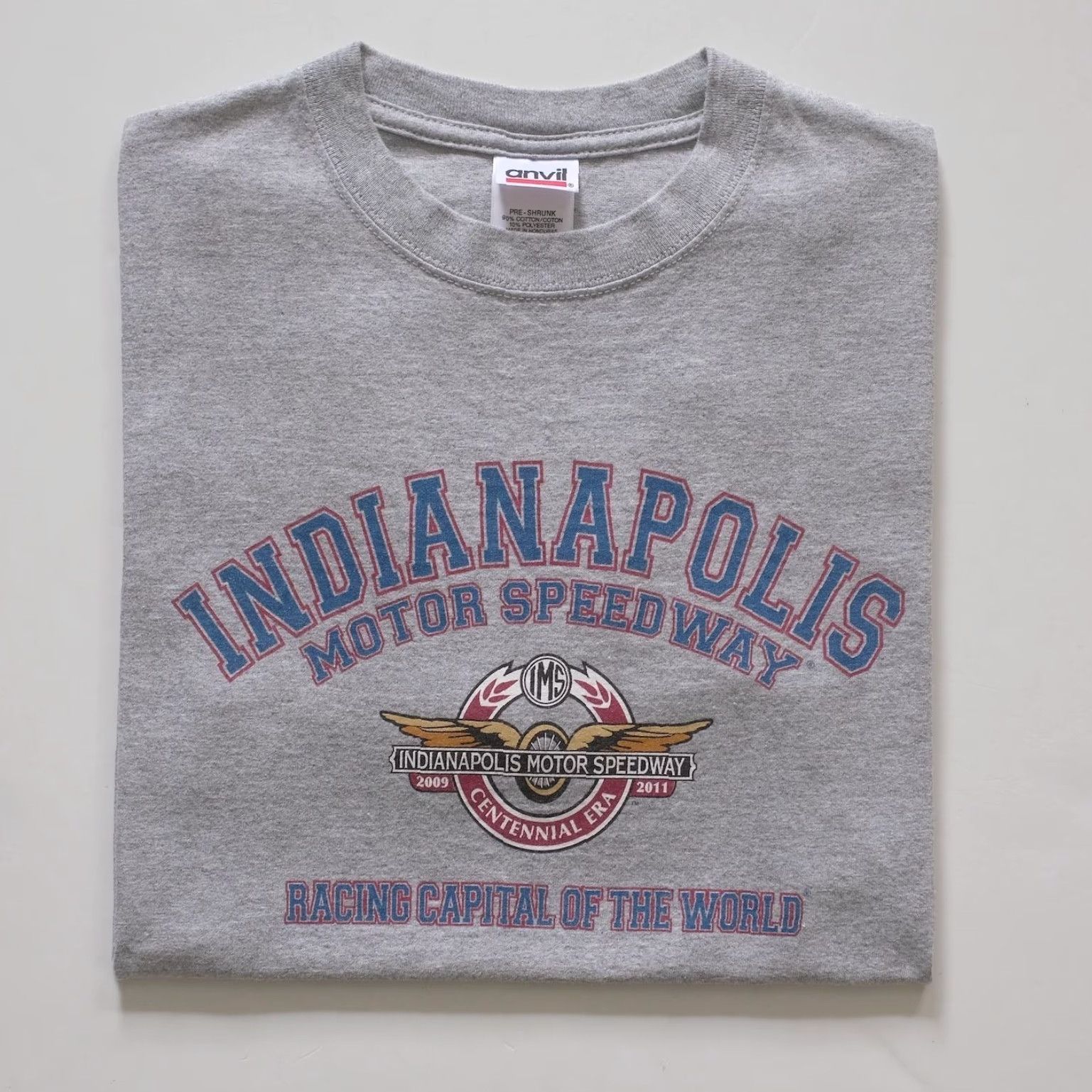 Anvil VINTAGE NASCAR MOTOR SPEEDWAY RACING ANVIL VTG Y2K 90s RETRO GRAPHIC GRAY T SHIRT SZ S MENs Size US S / EU 44-46 / 1 - 5 Thumbnail