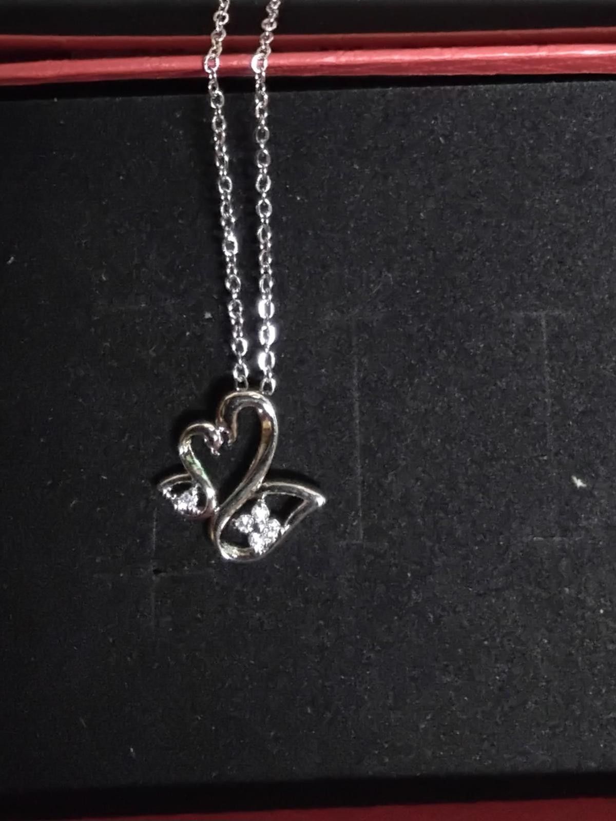 The Unbranded Brand Sparkling Swan Pendant Necklace - no box Size ONE SIZE - 3 Thumbnail