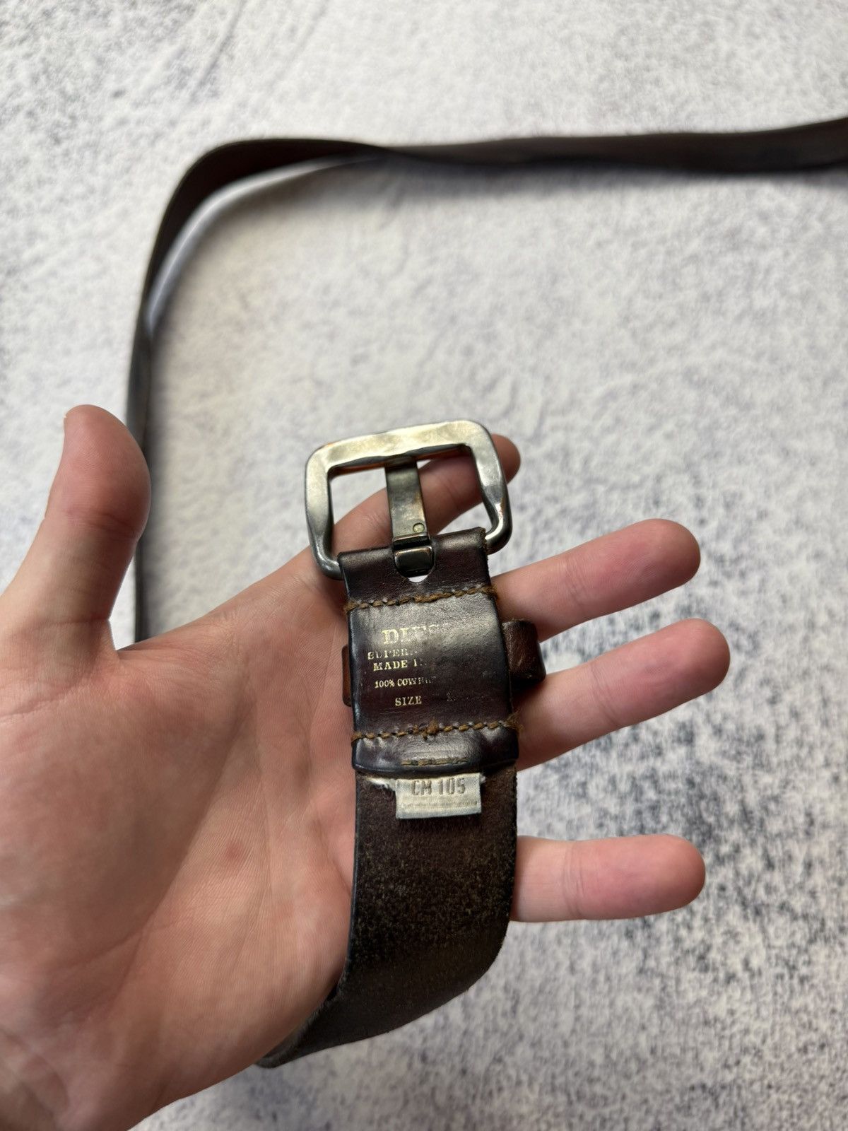 Diesel Vintage Diesel Belts Leather Japanese Brand Y2K streetwear Size ONE SIZE - 14 Thumbnail