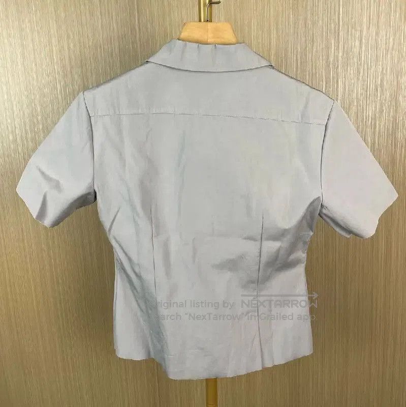 Miu Miu Miu Miu Gray Cotton Women's Shirt . Size M / US 6-8 / IT 42-44 - 2 Thumbnail
