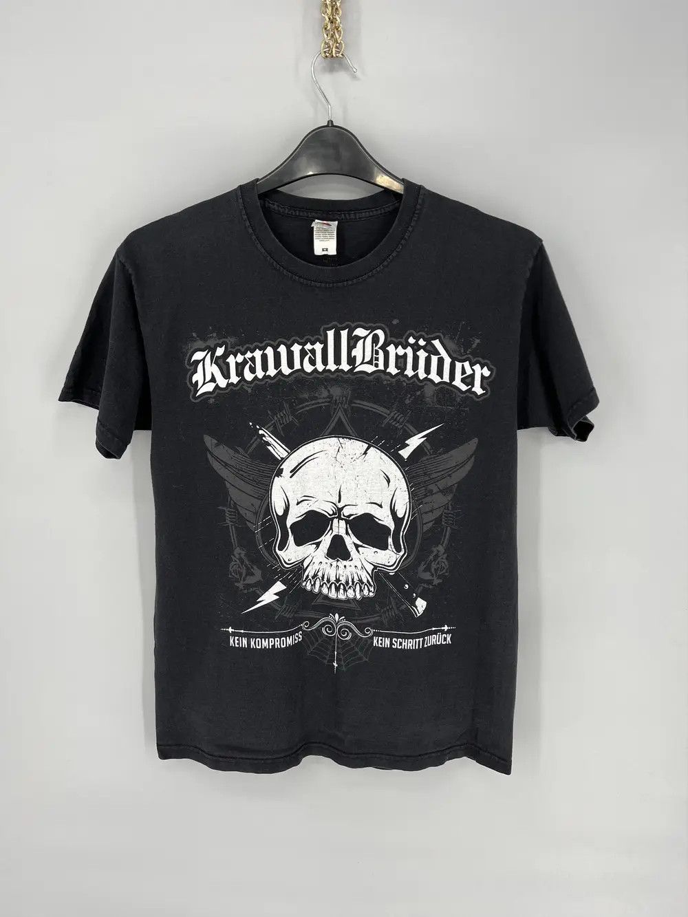 Band Tees Vintage Y2K Krawallbrüder Metal T Shirt Band Tee Skulls tee Size US M / EU 48-50 / 2 - 1 Thumbnail