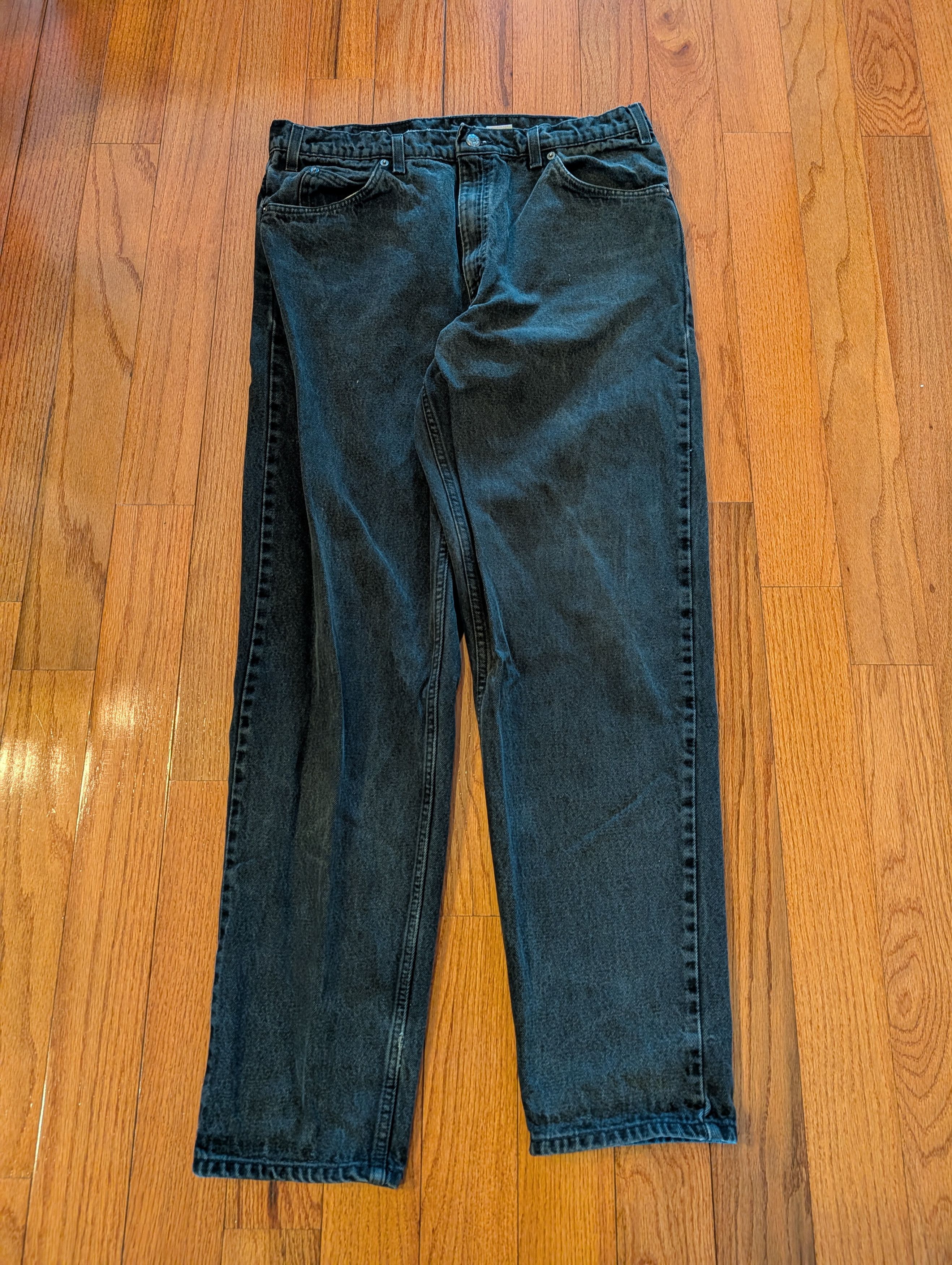 Levi's VTG Levi's 550 Orange Tab Relaxed Fit Denim Jeans 38x32 Size US 38 / EU 54 - 5 Thumbnail
