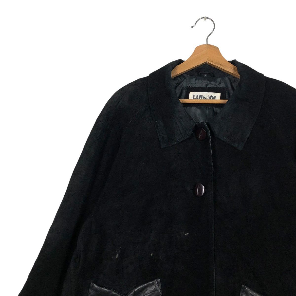 Japanese Brand 🔥VINTAGE CROPPED GENUINE LEATHER JACKET LUIMOI ISSEY MIYAKE Size US M / EU 48-50 / 2 - 9 Thumbnail