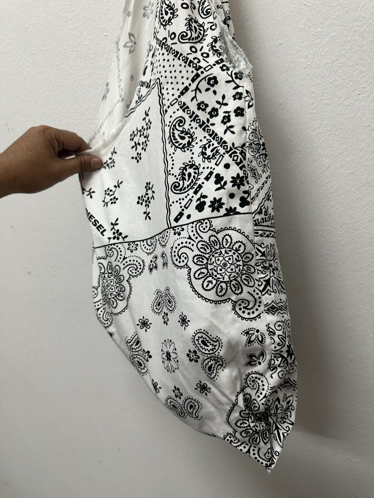 Diesel Diesel Paisley Design Eco Tote Bag Size ONE SIZE - 11 Thumbnail