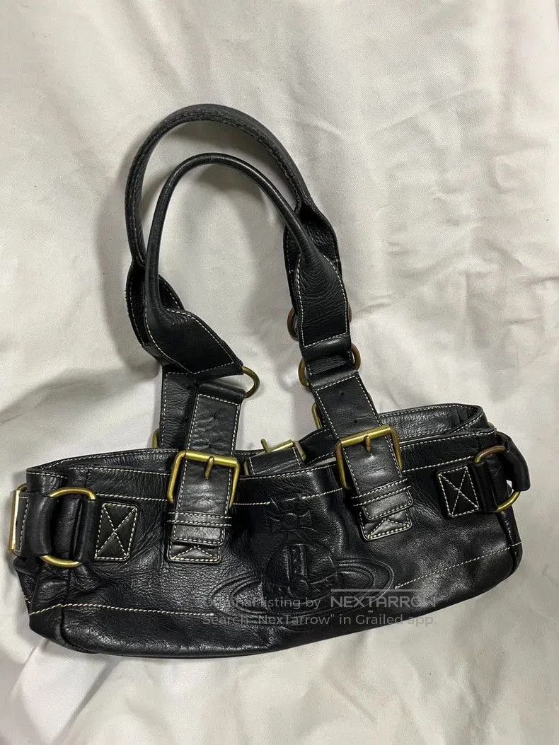Vivienne Westwood Vivienne Westwood Baguette Motorcycle Tote Bag. Size ONE SIZE - 1 Thumbnail
