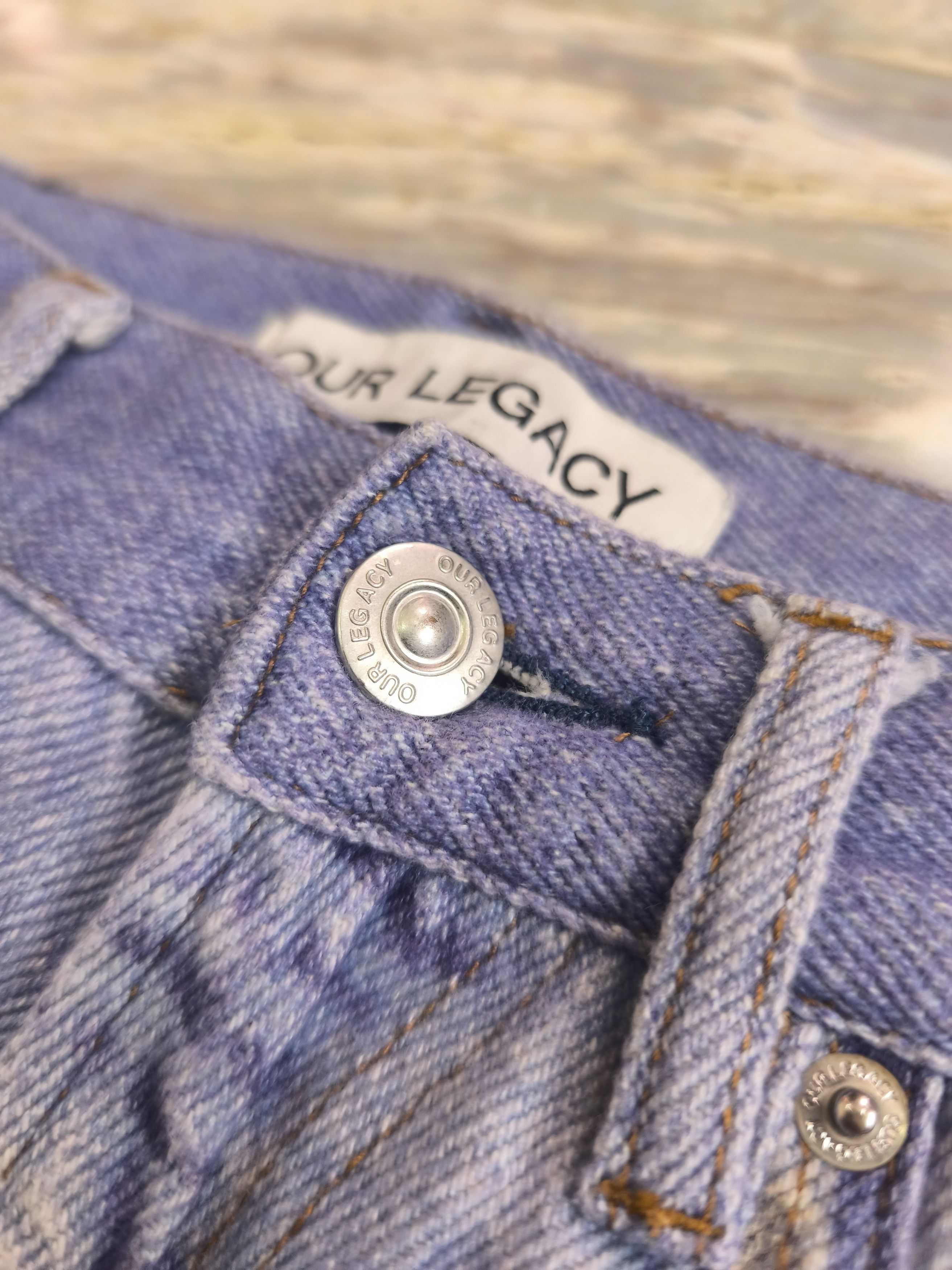 Our Legacy OUR LEGACY THIRD CUT WIDE DENIM PANTS Size US 30 / EU 46 - 5 Thumbnail