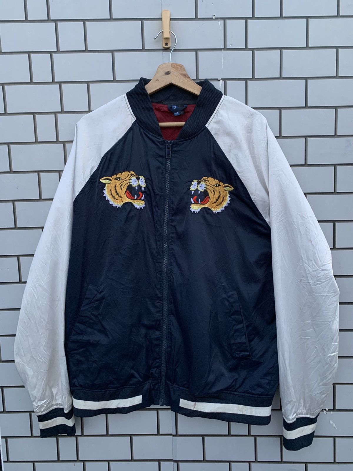 H&M Japanese Brand Divided Sukajan Jacket Size US XL / EU 56 / 4 - 2 Thumbnail